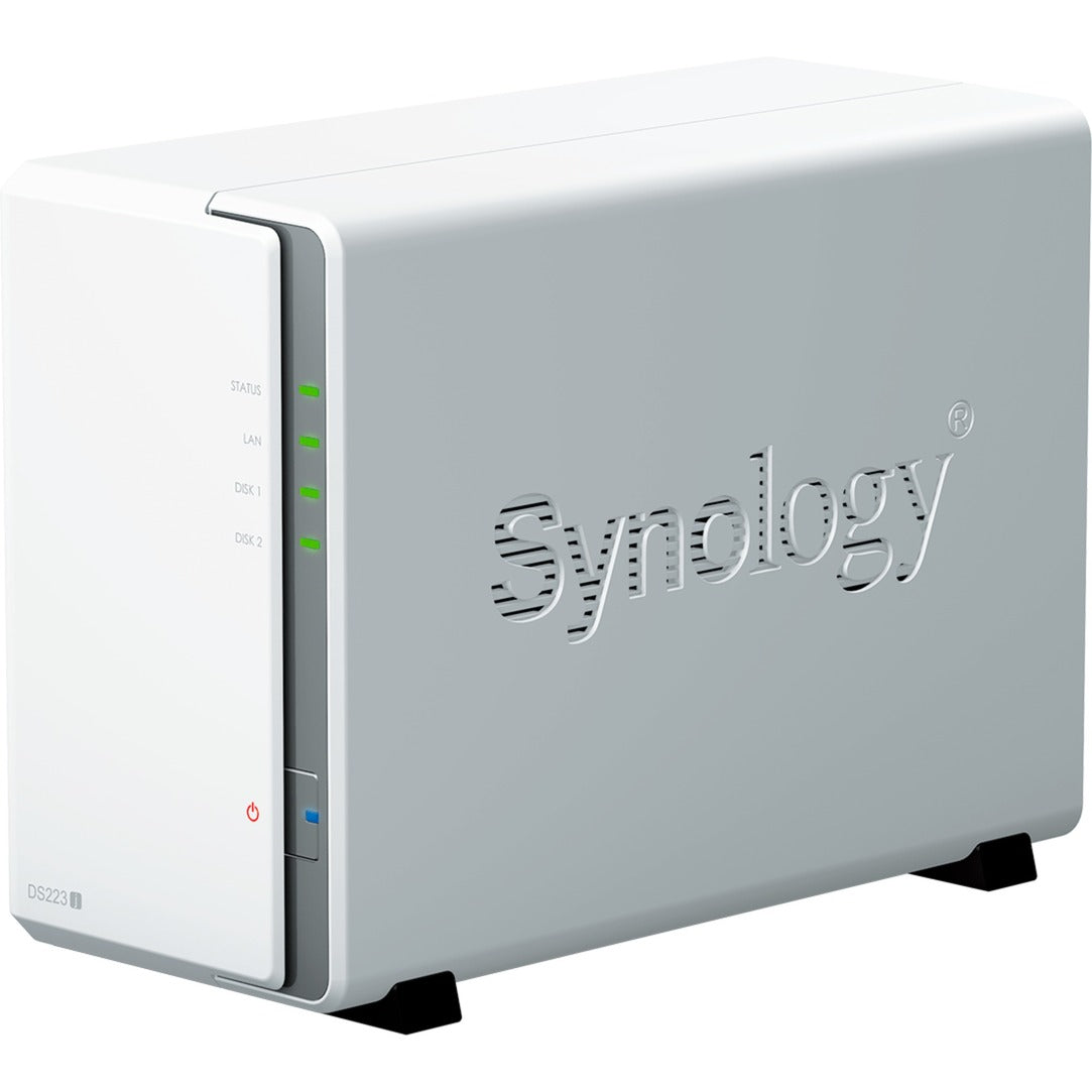Synology diskstation ds223j nas (wit, 2x usb 3.2 gen 1)