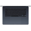 Apple macbook air 2024 15 (mryu3n a) refurbished laptop (nachtblauw | m3 8 core | 10-core gpu | 8 gb | 256 gb ssd)