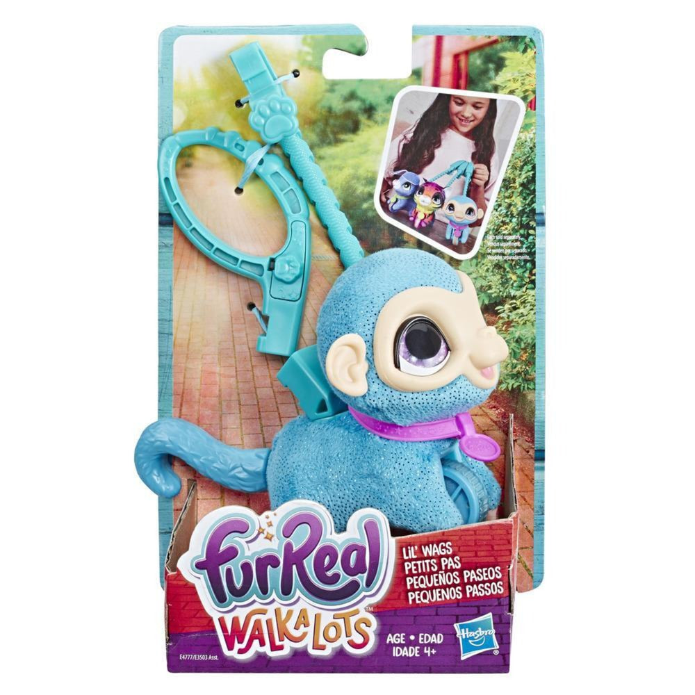 Hasbro furreal - walkalots lil' wags aap pluchenspeelgoed