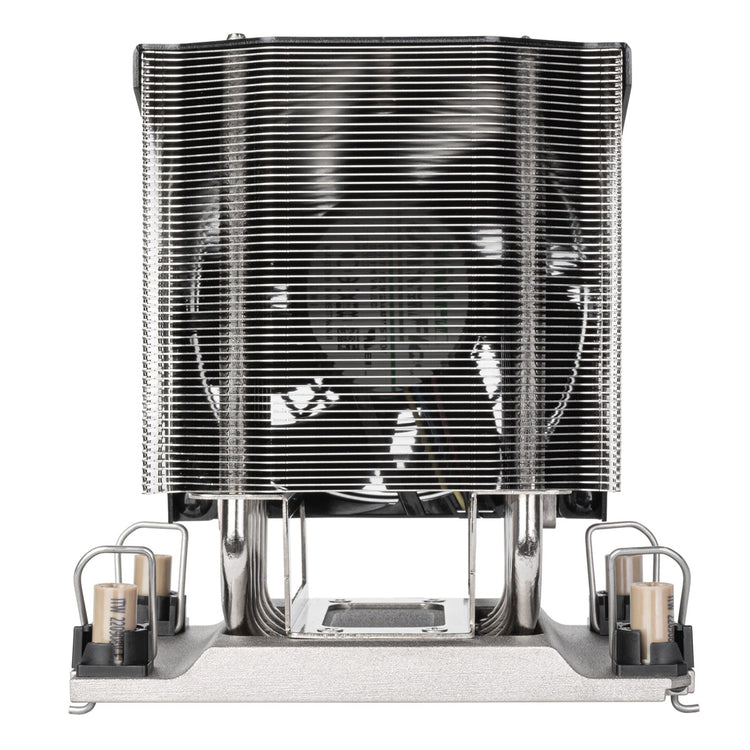 Silverstone sst-xe04-4677vb cpu-koeler (zwart, 4-pins pwm fan-connector)