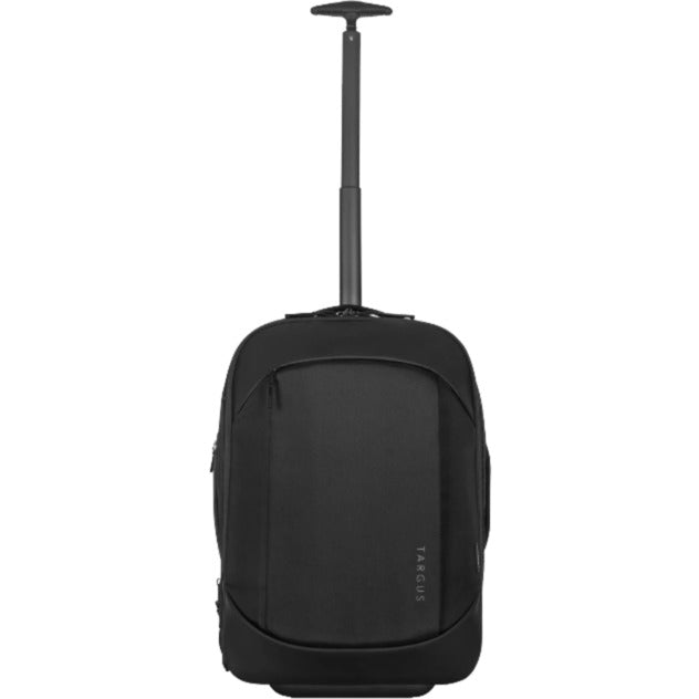 Targus 15.6” ecosmart mobile tech traveler rolling backpack trolley (zwart)