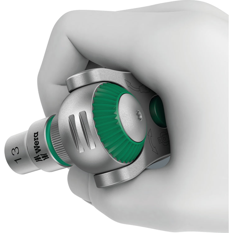 Wera 8100 sc 6 zyklop speed-ratelset, 1 2 -aandrijving gereedschapsset (zwart groen, 28-delig)