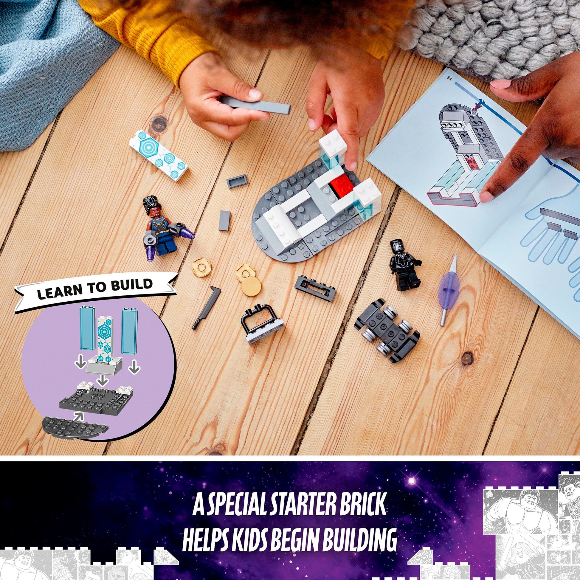 Lego marvel - shuri’s lab constructiespeelgoed (76212)
