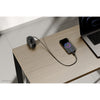 Neomounts ds22-840bl6 bureaucontactdoos met klem en usb-c en usb-a poorten - quick-charge stekkerdoos (zwart)