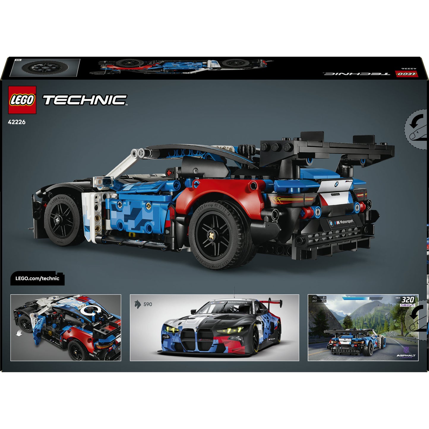 Lego technic 42226 bmw m4 gt3 evo racewagen