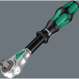 Wera 8100 sc 2 zyklop speed-ratelset, 1 2 , 37‑delig gereedschapsset (zwart groen, snelheidsratel met draaibare kop) - afbeelding 3