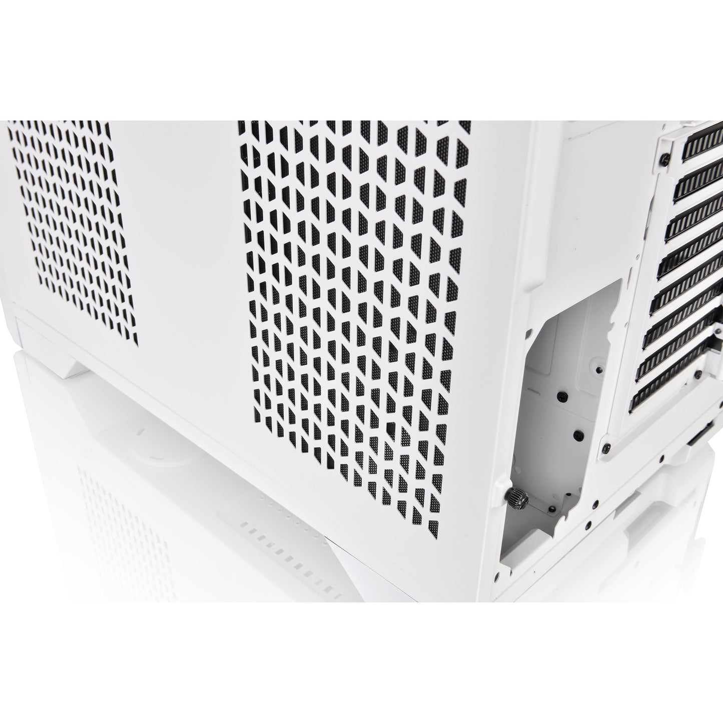 Thermaltake view 51 tg snow argb edition midi tower behuizing (wit | 4x usb-a | 1x usb-c | rgb | window)