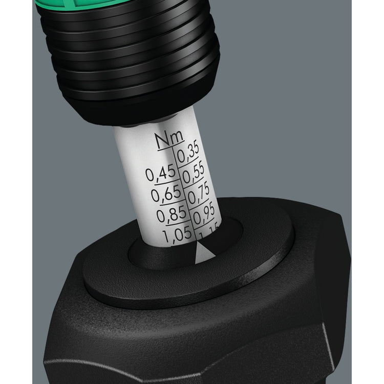 Wera 7441 kraftform instelbare momentschroevendraaier met rapidaptor snelwisselhouder, 1 4 duim, 1,2 - 3,0 nm - 1 stuk(s) - 05074701001