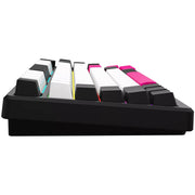 Lorgar kbp7075w rgb mechanisch gaming toetsenbord (zwart, us lay-out (qwerty), logar toxic purple, 75%, rgb, hot-swappable, pbt double-shot, bluetooth | 2.4ghz | usb) - afbeelding 4