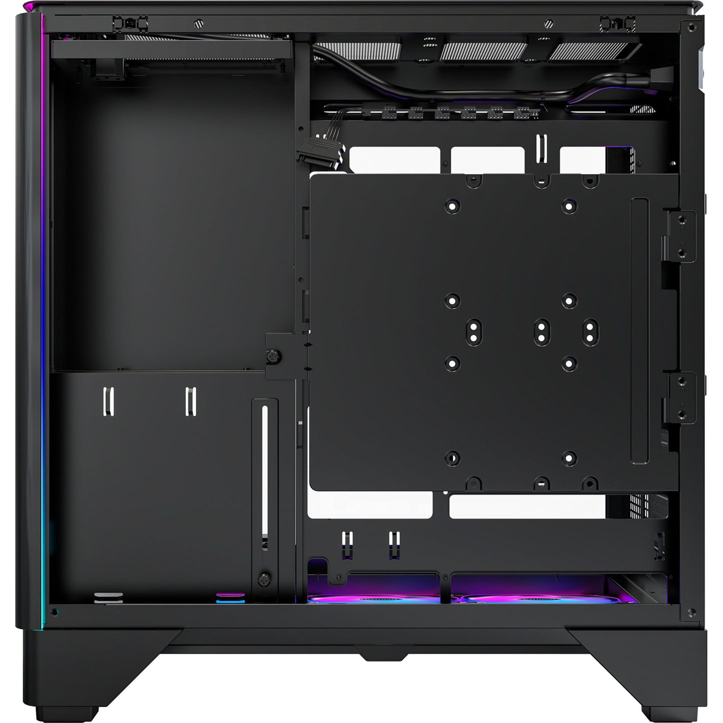 Montech king 45 pro midi tower behuizing (zwart | 2x usb-a | 1x usb-c | rgb | window)