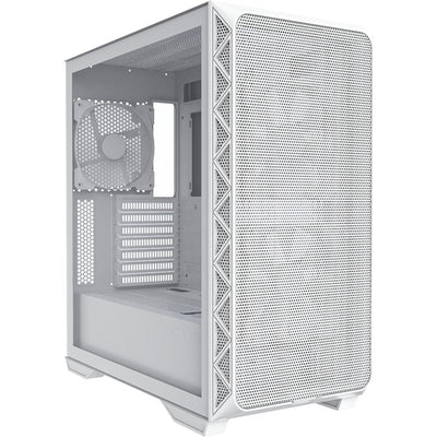 Montech air 903 base midi tower behuizing (wit | 2x usb-a | 1x usb-c | tempered glass)