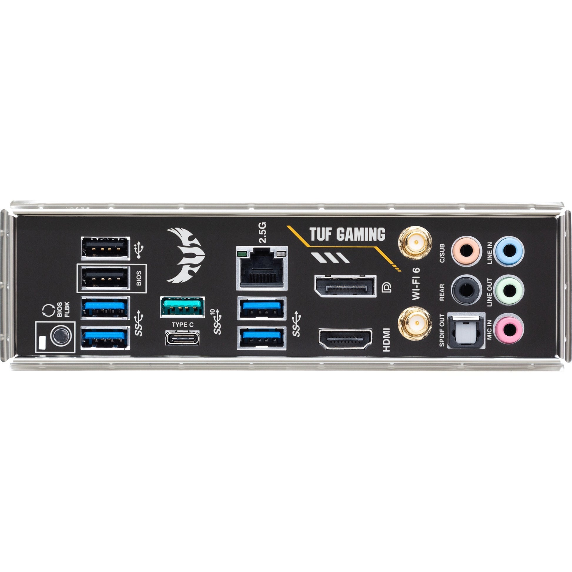 Asus tuf gaming b550-plus wifi ii socket am4 moederbord (zwart, raid, gb-lan, wi-fi 6, bt, sound, atx)