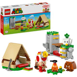 Lego super mario - toad-baas' kampeerplaats constructiespeelgoed (72040) - afbeelding 1