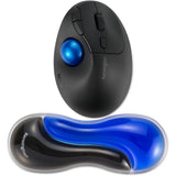 Kensington slim duo gel mouse trackball wrist rest polssteun (blauw zwart) - afbeelding 3