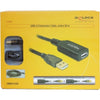 Delock actieve usb 2.0 verlengkabel (zwart, 20 meter)