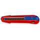 Knipex cutix universele mes stanleymes (rood blauw, incl. 2 mesbladen)