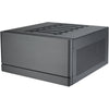 Silverstone crown 04 htpc behuizing (donkergrijs | 4x usb-a | 1x usb-c)