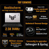 Asus tuf gaming a18 fa808up-s8022w 18 copilot+ gaming laptop (zwart grijs | r7 260 | rtx 5070 | 32 gb | 1 tb ssd) - afbeelding 11