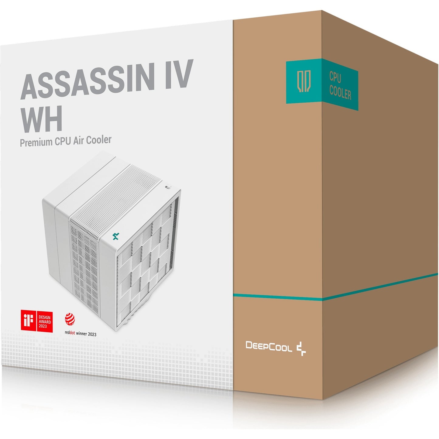 Deepcool assassin iv cpu-koeler (wit, 4-pin pwm fan-connector)