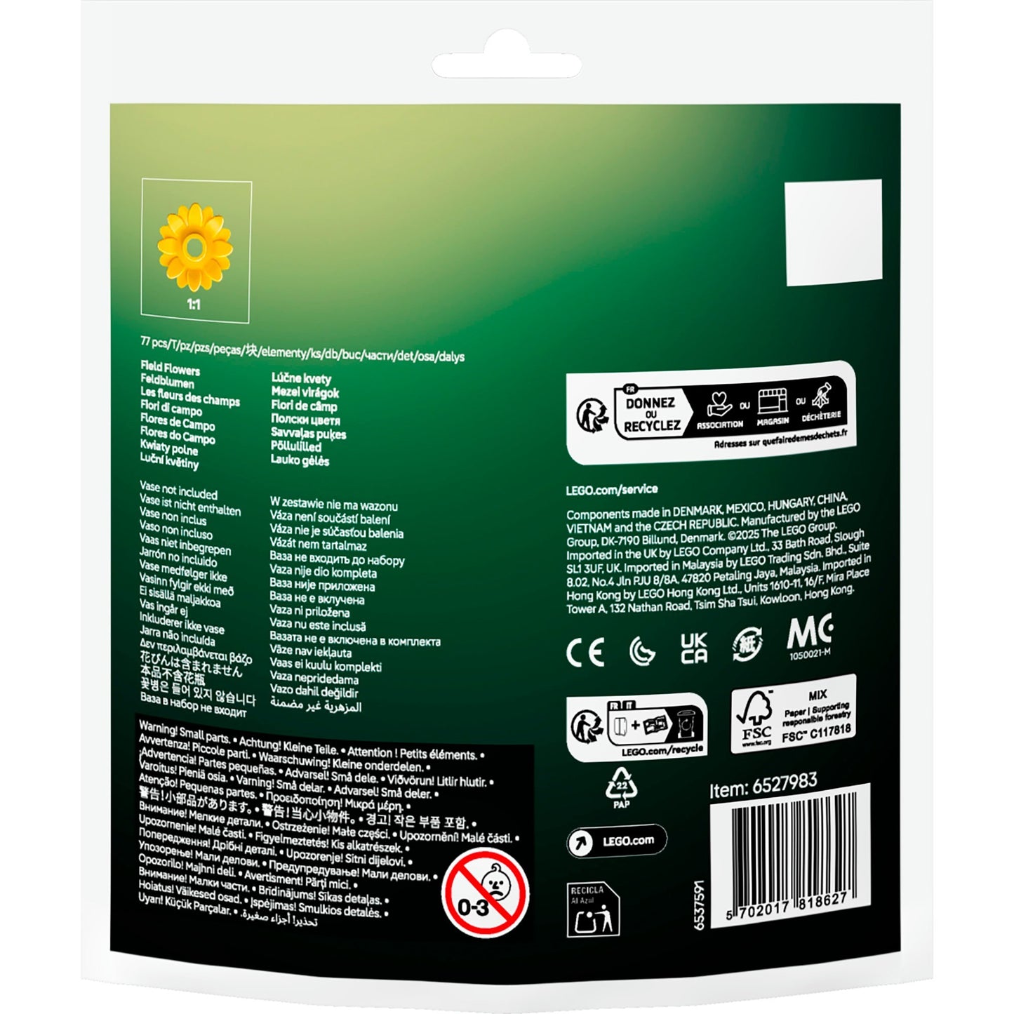 Lego botanicals 30701 veldbloemen