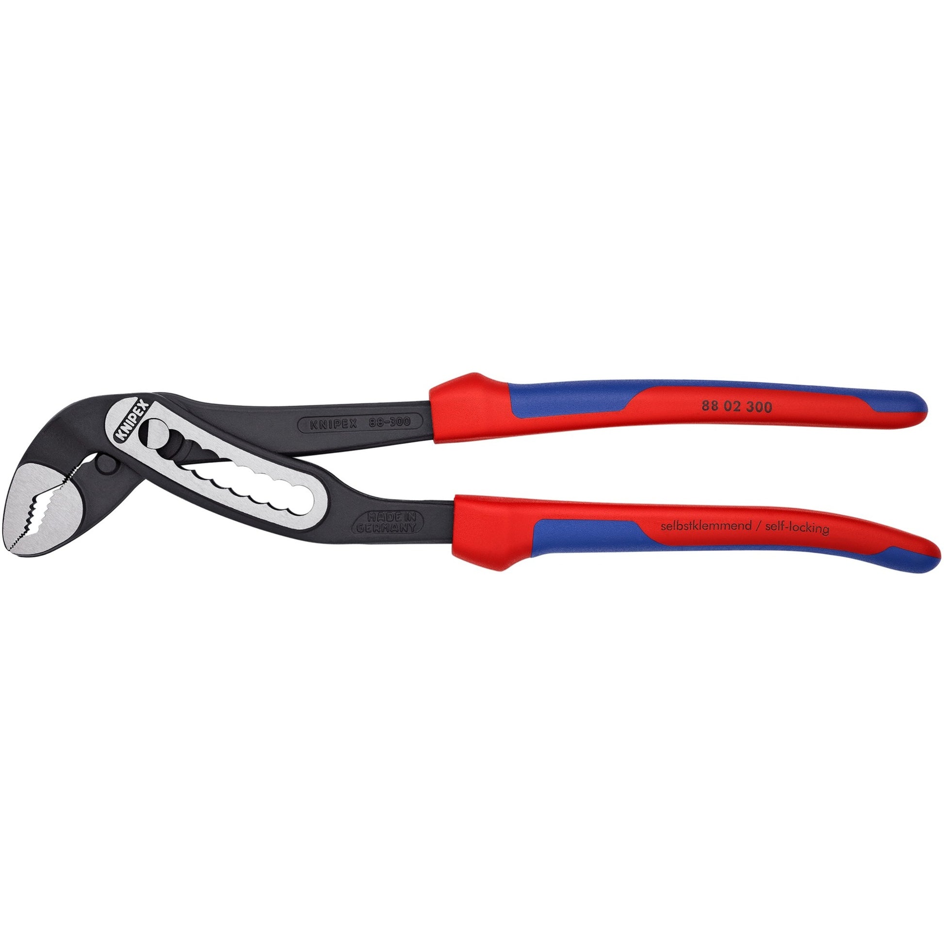 Knipex alligator waterpomptang 88 02 300 zweedse- waterpomp-tang (rood blauw, 300 mm)