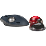 Kensington slim duo gel mouse trackball wrist rest polssteun (rood zwart) - afbeelding 5