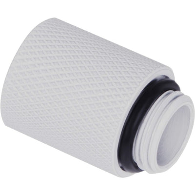 Alphacool eiszapfen verlengstuk 20 mm g1 4 ag to g1 4 ig - white verlenging (wit)