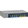 Netgear 8-port multi-gigabit (2.5g) ultra60 poe++ ethernet plus switch ms108eup (grijs)