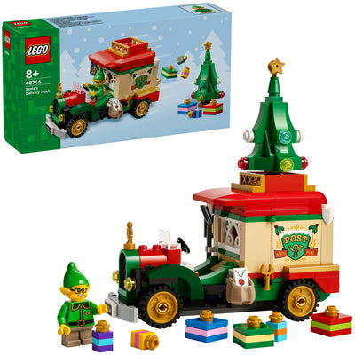 Lego iconic - bezorgtruck van de kerstman constructiespeelgoed (40746)