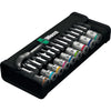 Wera 8100 sa 10 zyklop metalen ratelset, 1 4 gereedschapsset (zwart groen, 28-delige, volledig metalen ratel met vierkantaandrijving)