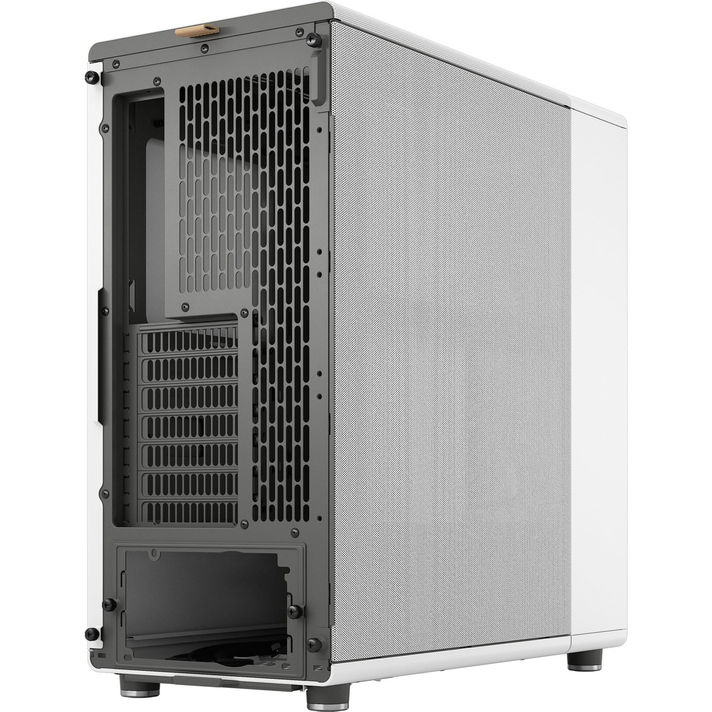 Fractal design north midi tower behuizing (wit houtkleur | 2x usb-a | 1x usb-c)