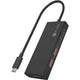 Icy box ib-hub1436-cpd usb-hub (zwart, 2x usb-a, 2x usb-c)