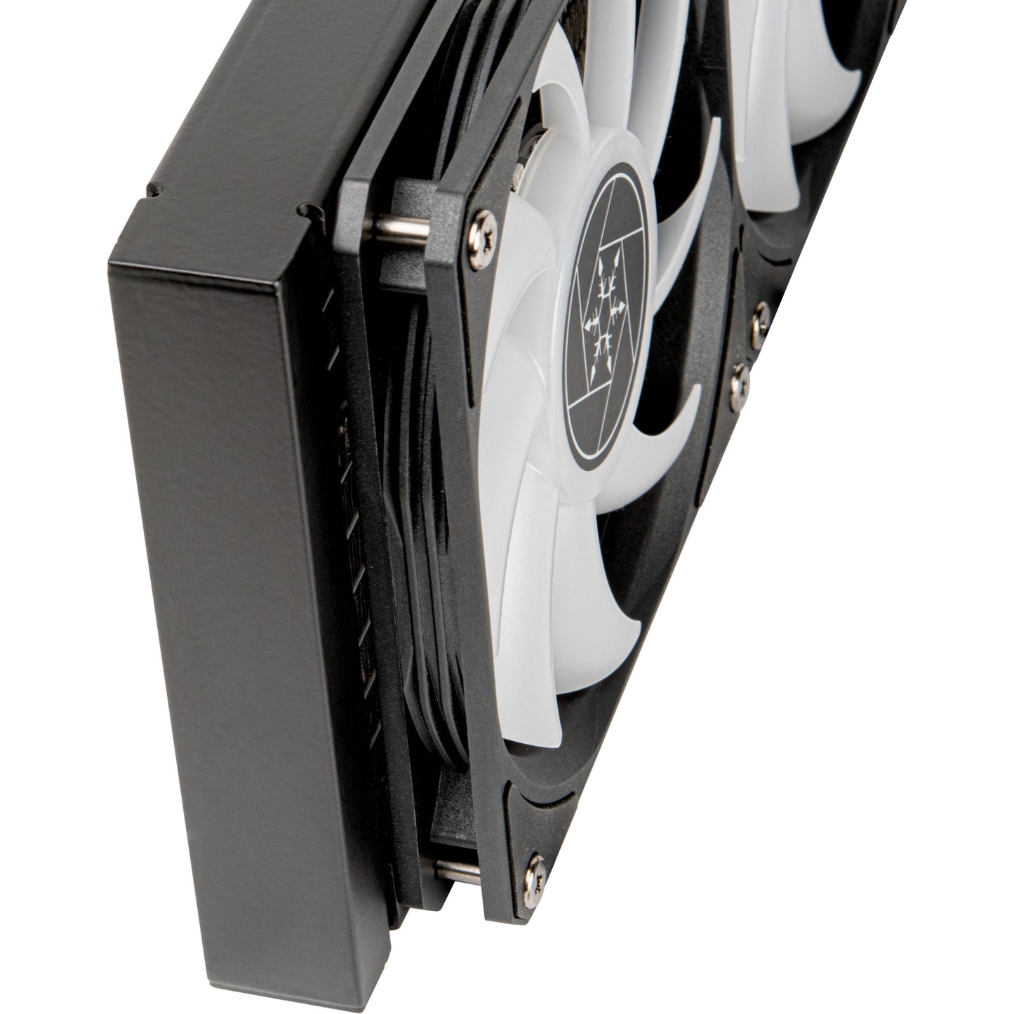Silverstone vida 240 slim waterkoeling (zwart)
