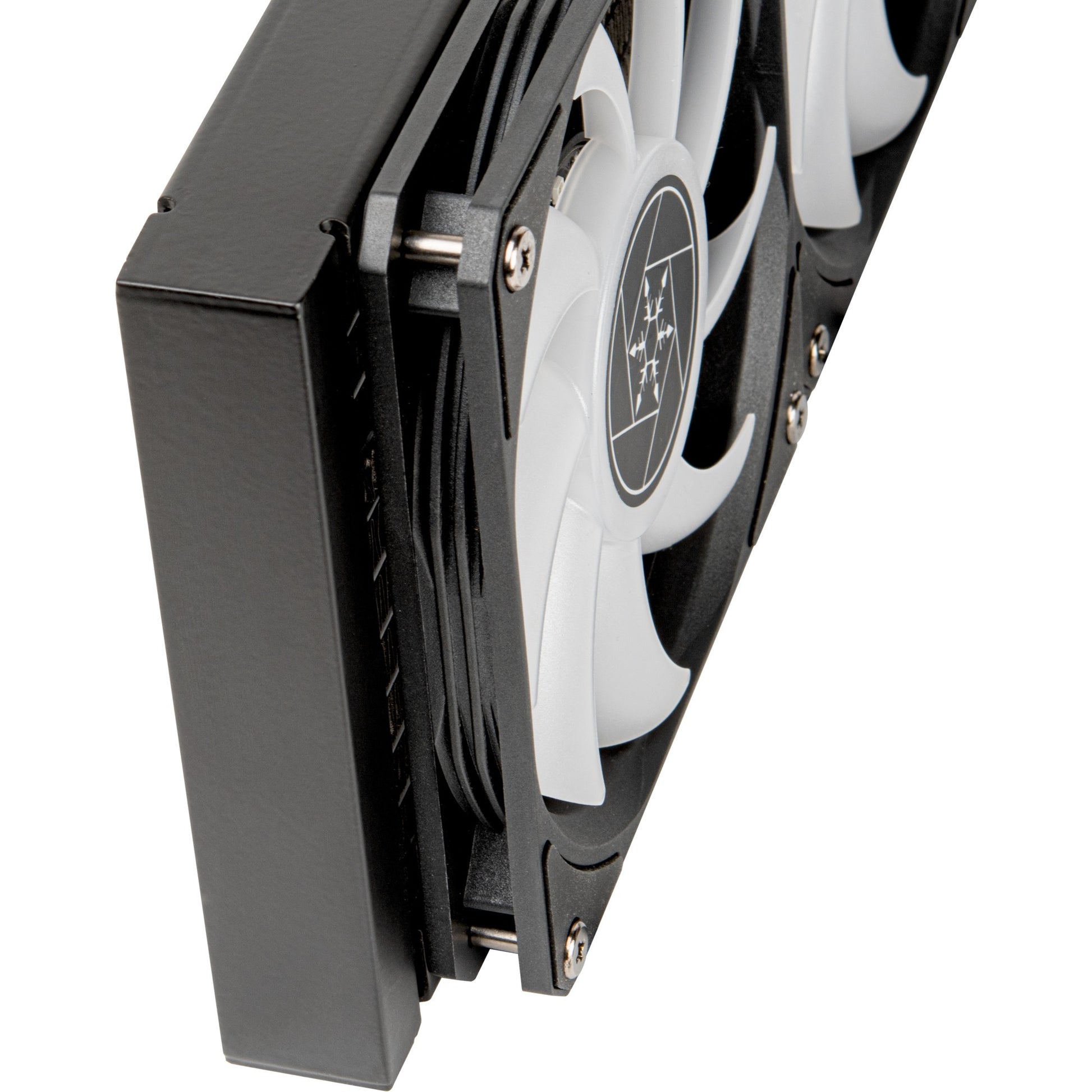 Silverstone vida 240 slim waterkoeling (zwart)