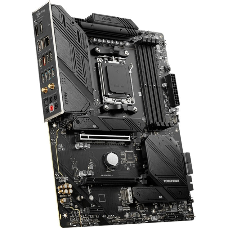 Msi mag b650 tomahawk wifi socket am5 moederbord (zwart, raid, 2.5 gb-lan, wi-fi 6e, bt, sound, atx)