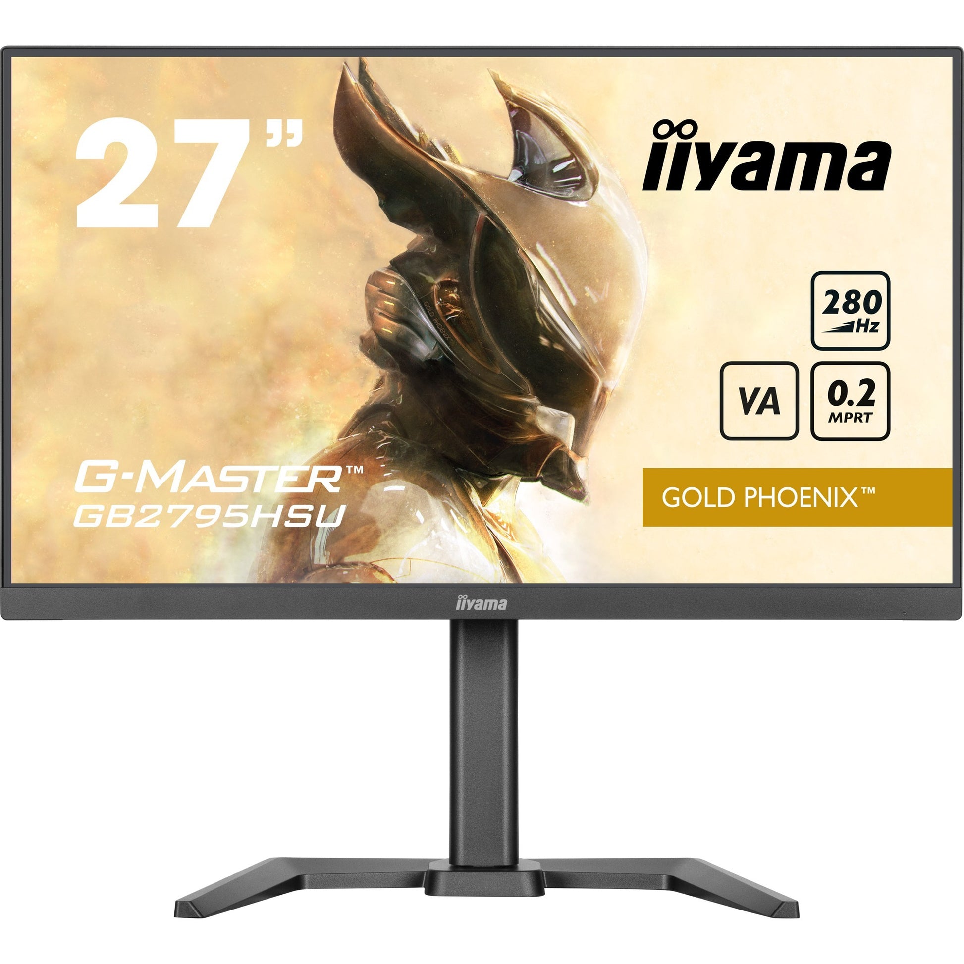 Iiyama g-master gold phoenix gb2795hsu-b1 27 gaming monitor (zwart, hdmi, displayport, 4x usb-a, 280 hz)