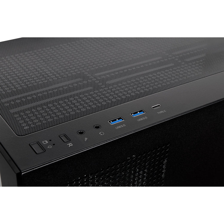 Thermaltake view 270 tg argb midi tower behuizing (zwart | 2x usb-a | 1x usb-c | rgb | tempered glass)
