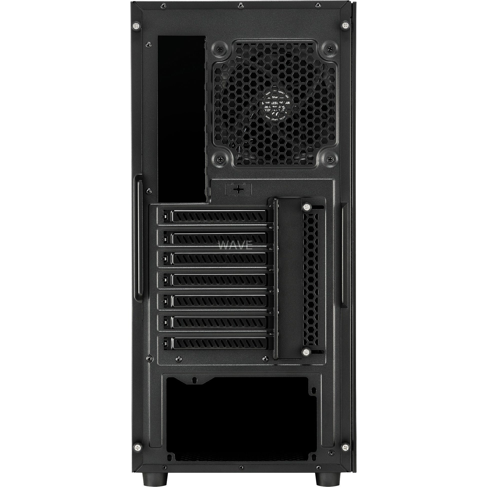 Sharkoon tg6 rgb midi tower behuizing (zwart | 4x usb-a | rgb | tempered glass)