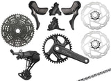 Shimano cues u6030 1x11-speed gravel group disc 160 160mm - afbeelding 1
