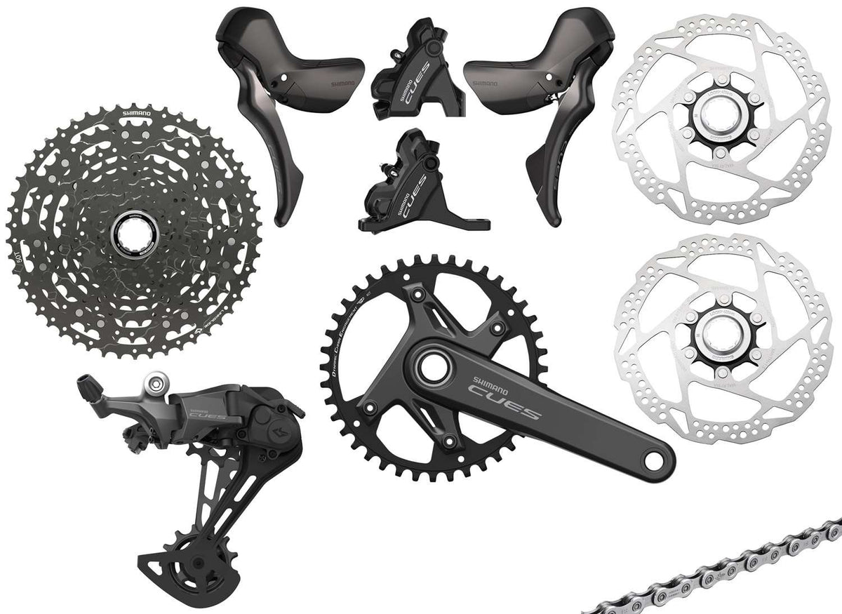 Shimano cues u6030 1x11-speed gravel group disc 160 160mm