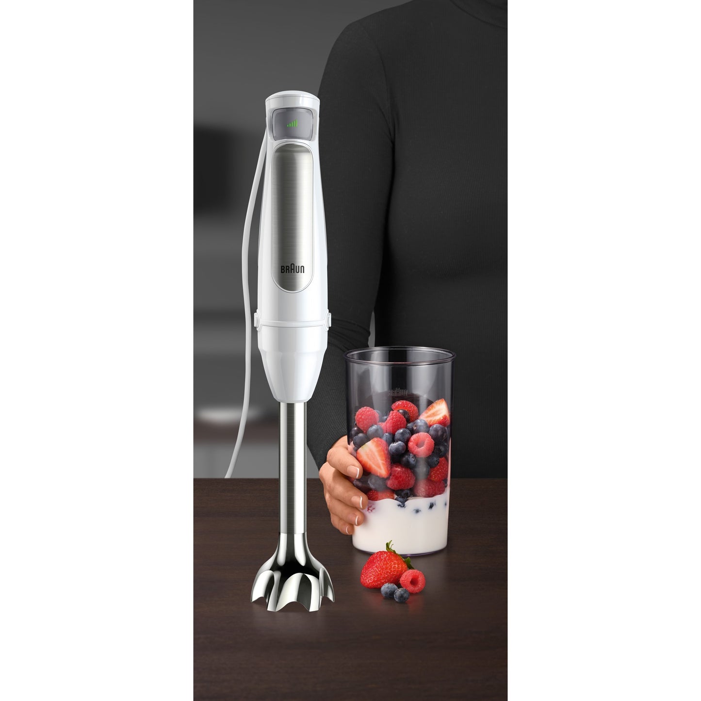 Braun multi quick 7 staafmixer mq 7005b (wit roestvrij staal)