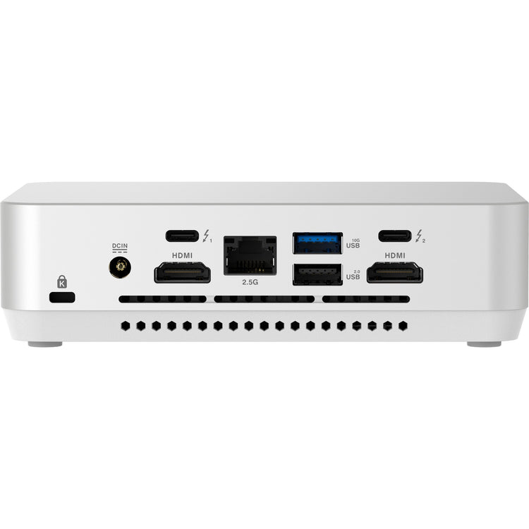 Asus nuc 14 pro+ kit rnuc14rvsu500002i barebone (zilver wit | core ultra 5 125h | arc graphics)