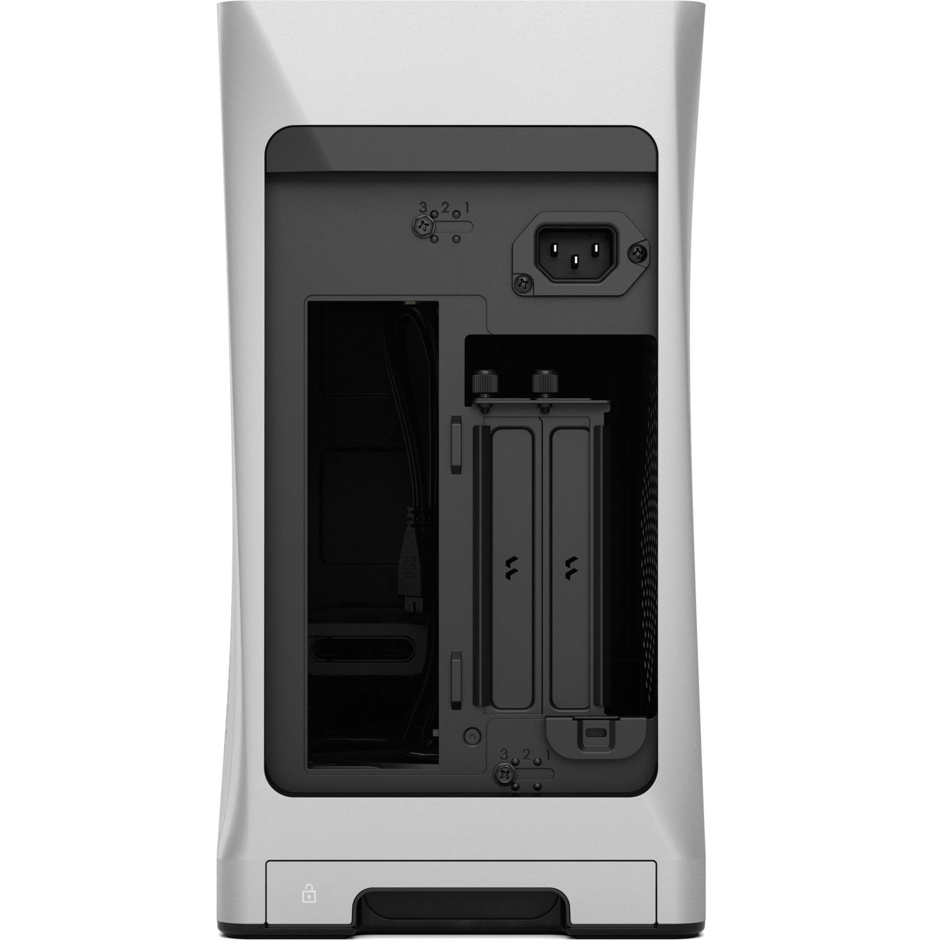 Fractal design era 2 silver mini tower behuizing (zilver | 2x usb-a | 1x usb-c)