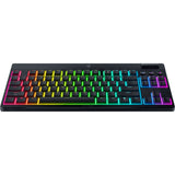Razer blackwidow v4 low-profile rgb mechanisch gaming toetsenbord (zwart, us lay-out (qwerty), low-profile orange, 80% (tkl)) - afbeelding 2