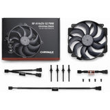 Noctua nf-a14x25r g2 pwm chromax.black case fan (zwart, 140 x 140 x 25 mm) - afbeelding 7