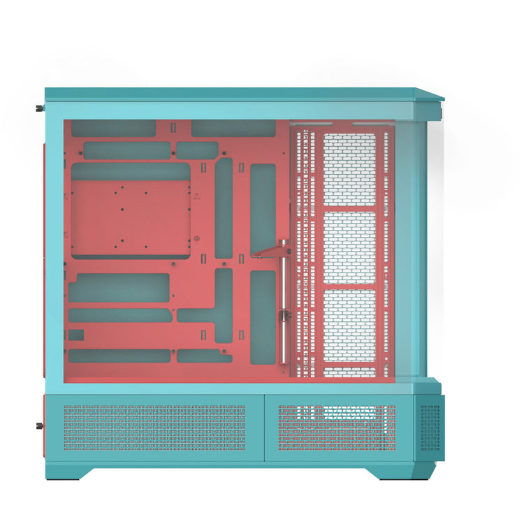 Thermaltake view 600 tg mint strawberry big tower behuizing (mint bes | 2x usb-a | 1x usb-c | tempered glass)