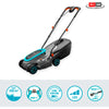 Gardena powermax 32 18v p4a read grasmaaier accu incl. oplader 18 v snijbreedte max. 320 mm