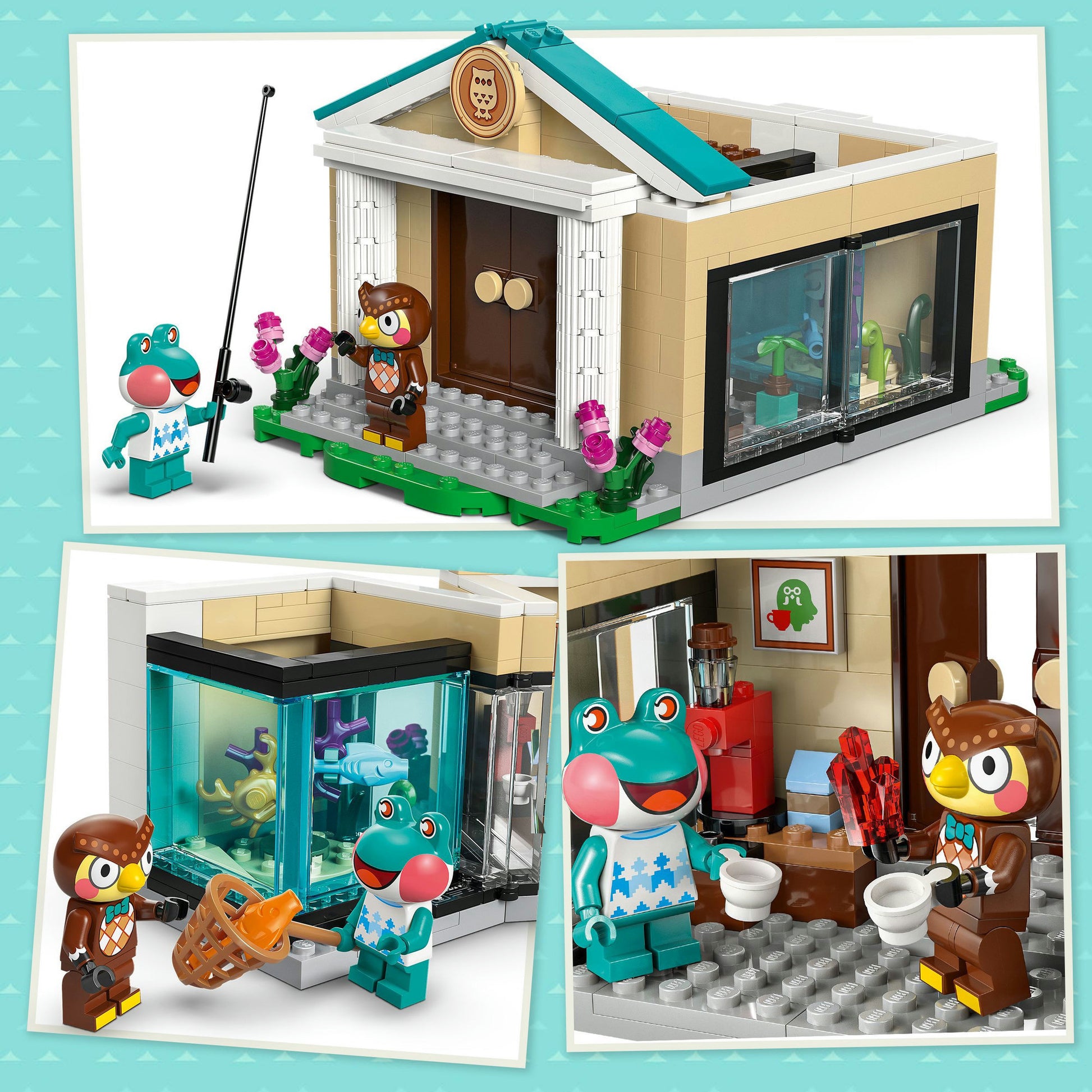 Lego ® animal crossing™ blathers' museumcollectie - 77056