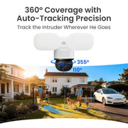 Reolink f850w trackflex floodlight wifi beveiligingscamera (wit, 4k, wifi) - afbeelding 9
