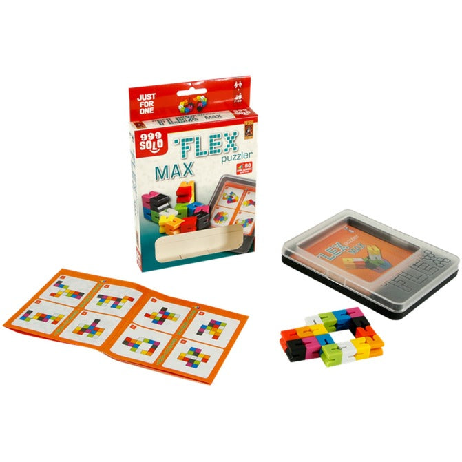 999games 999 games flex puzzler max denkspel (nederlands, 1 speler, vanaf 7 jaar, 80 opdrachten)